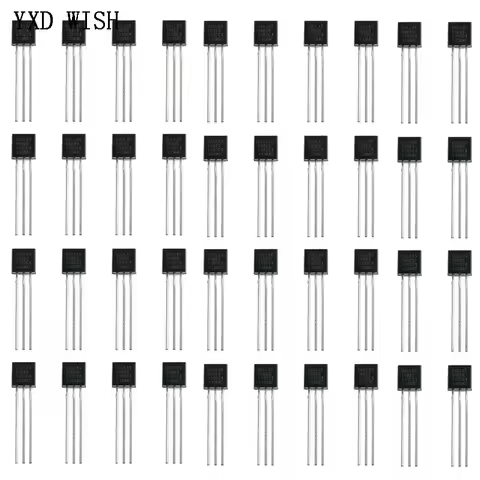 100PCS DS18B20 18B20 CHIP Thermometer Temperature Sensor Digital Thermometer Temperature Sensors DS1