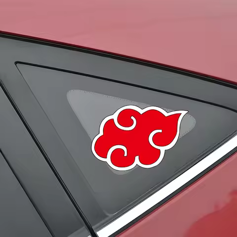 Ninja Akatsuki Sign sticker Creative cloud car stickers Suitable for Car body fuel tank cap laptop H