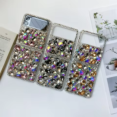 Rhinestone Diamond Stone Phone Case For Motorola Razr 2024 2025 40 50 Moto Razr40 Ultra 60 ultra Lux