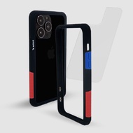 送品牌掛繩 iPhone 13 系列 NMD抗汙防摔手機殼-黑OG