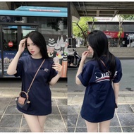 ROMANCE STUDIO Basic Men's and Women's B.LEN WAVE T-shirt 100% Cotton 2-Way DL 260gsm - Unisex Form 