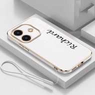 OPPO A40 A60 A80 5G Custom Name Case Pure Color Glossy Plating Casing Soft Cover