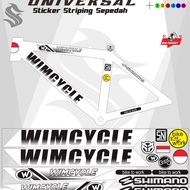 WIM CYCLE MOTIF VARIATION STICKER STRIPING