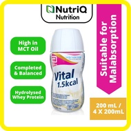 Abbott Vital 1.5 kcal 200 mL or 4X 200 mL Nutritional Drink For Malabsorption Maldigestion
