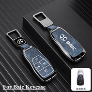 Car Key Cover Auto Accessories Fit for BAIC X35 X55 X75 II Evo 5 BJ40 BJ80 U7 X7, Protective Key Fra