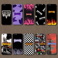 Soft black phone case for iPhone 6 6s Plus THRASHER