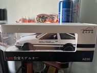 【台灣現貨 最新版】頭文字D AE86 模型車 21cm toyota 迴力車 汽車模型 合金車 車子模型 跑車模型