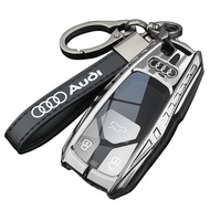 Applicable Audi q4etron Key cover 23-25Style q4 Male a6l Dedicated a3 Audi A8/A7L/Q5L/A4L Case buckl