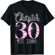 Men's cotton T-shirt Chapter 30 EST 1996 Happy 30Th Birthday Gift T-Shirt