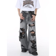 Original Clothes Room · Atelier🔥Summer Wear💦Four Seasons New Product High Street Hip-Hop Ripped Begg