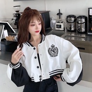 AMT.122717 ‐ XXL Brownie oversized women's baseball jacket - women's varsity jacket - baseball jacke