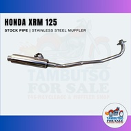 Honda XRM 125 Stock Pipe Type Muffler for XRM 125 Exhaust pipe