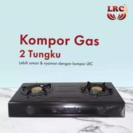 Kompor Gas 2 Tungku Teflon LRC