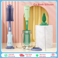 Baby Bottle Cleaning Kit, Baby Water Bottle, Odorless, Safe Silicone Material, 3 Bottle Brush Details, Nipple Brush, Straw Brush