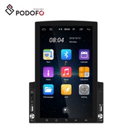 Podofo 9.7" Vertical Split Screen Android 10 Car Radio Stereo with 7" Base 2 Din GPS Wifi BT USB Car