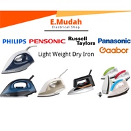 Panasonic Gaabor Milux Faber Russell Taylors Pensonic Seterika Dry Iron | Non Stick Plate