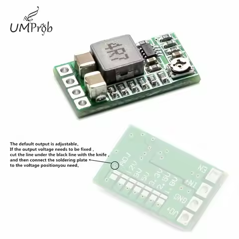Ultra-Small Size DC-DC Step Down Power Supply Module 3A Buck Converter Adjustable 1.8V 2.5V 3.3V 5V 
