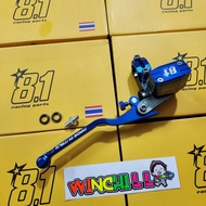 ปั๊มบน 8.1 สีน้ำเงิน งานCNC มือเบรคสีน้ำเงิน WAVE110i / WAVE125 / WAVE100S / WAVE100 / MIO / MSLAZ /