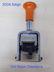 Great Wall 45 Numbering Machine 6-Digit Self Inking Numbering Machine Automatic Numerator 7digit Mod