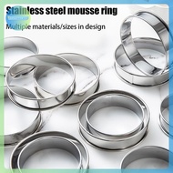 AA 8/9/10CM English Muffin Rings Crumpet Rings Double Rolled Tart Ring Round Stainless Steel Muffin 