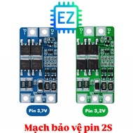 2S battery protection circuit system 3.2V and 3.7V 10A max discharge 20A