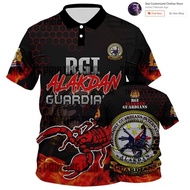 RGI ALAKDAN GUARDIANS INTERNATIONAL 3D POLO SHIRT,FREE CUSTOM SERVICE