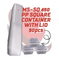 BEKAS MS-SQ 450 PP SQUARE DENGAN TUDUNG 50PCS