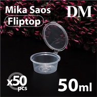 50 pcs pack - 50 Sauce Container ML - Sauce Container - DM Sauce Container