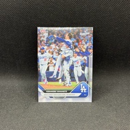 2025 Topps Now #955 Yoshinobu Yamamoto - Los Angeles Dodgers - World Series Card