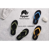 Fipper Comfy |Official Thick-Soled Slippers Natural Rubber Flip-Flops Anti-Slip Wear-Resistant Coupl