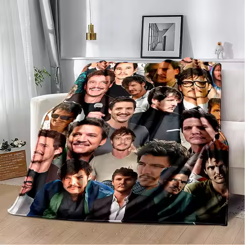 Jose Pedro Balmaceda Pascal 3D Printed Soft Plush Blanket,Flannel Blanket Throw Blanket for Living R