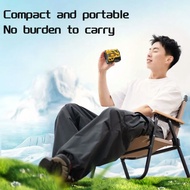 Portable Waist Fan Cooling Fan with Flashlight Mini Fan Outdoor Cool Handheld Strong Wind Fan Wrist 