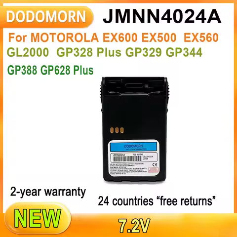 New JMNN4024A High Quality Battery For MOTOROLA EX600 EX500 EX560 GL2000 GP328 Plus GP329 GP344 GP38
