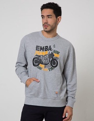 EMBA JEANS Emba Jeans York Print Sweater Pria