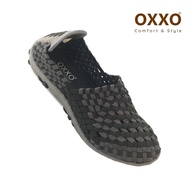 OXXO รองเท้าผ้าใบ ยางยืด เพื่อสุขภาพ รองเท้าผ้าใบผญ รองเท้า แฟชั่น ญ รองเท้าผ้าใบใส่ทำงาน Elastic shoes น้ำหนักเบา 2A7034