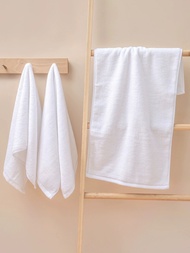 ผ้าเช็ดผม ผ้าขนหนูผืนเล็ก เกรดโรงแรม 5 ดาว 📢📢 รุ่นพรีเมี่ยม คอตตอน 100%【 ขนาด 35 x 75 cm. 】