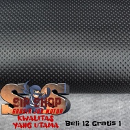 Kulit Jok Motor Beat 12 Gratis 1 - Kulit Jok Motor Hitam Polos - Kulit Jok Motor Murah - Sarung Jok 