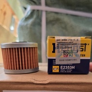 Hengst Oil Filter Element Penapis Minyak Model Kawasaki Z250 KN-112 E2353H Ready Stock