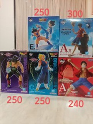 一番賞 龍珠 Z 比古洛 C 賞 巴達克 E 賞 龍珠 悟空比達對戰 E 賞 海賊王 25週年路飛 A 賞 海賊王邁向偉大的航道 路飛 A 賞
