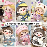 Only Clothes 20cm Cotton Doll Clothes/20cm Doll Plush Winter Suit