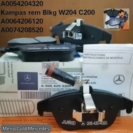 Rear Brake Pads W204 C200 C250 Brake Pads Ori Mercedes Benz W204