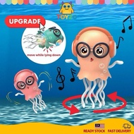 Dancing Jellyfish Toy | Mainan Obor-obor Menari (Mainan Sotong Menari Lampu LED Kak Naga)