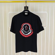 MONCLER/Mengkou Summer New Style Short-Sleeved T-Shirt Men Women Couple Style Design Sense Sports St