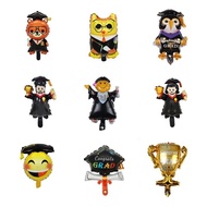 Mini Graduation Balloon Graduation Season Doctoral Hat Decoration Balloon Cartoon Graduation Certifi