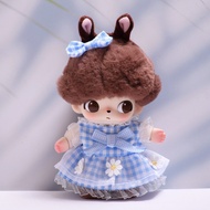 DIMOO WORLD衣服|蓝雏菊格子裙|for labubu v1&v2