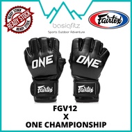 Fairtex FGV12 x One Championship MMA Fight Gloves Grappling Glove Training Glove Sparring Muay Thai