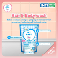 My Baby | Hair & Body Wash 400mL Refill | Sabun Bayi & Shampo Isi Ulang