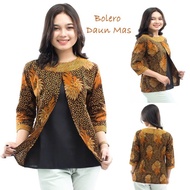 ✮ Blouse Batik Wanita Model Bolero / Atasan Batik / Blouse Batik