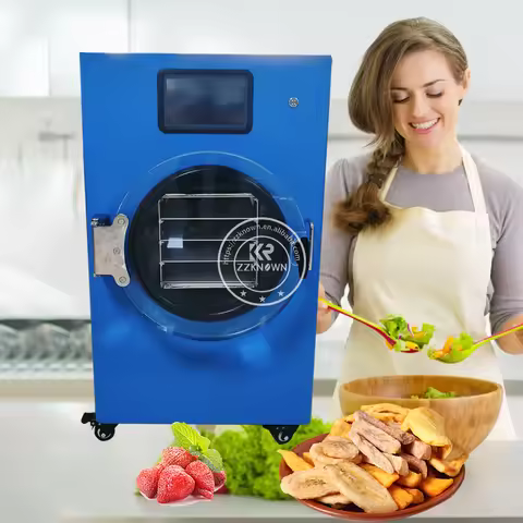 2024 Vacuum Freeze Dryer Hfd-8 Freeze Dried Machine For Food 15kg/batch Food Freeze Dried Fruits Veg