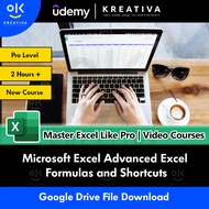 Video Course- Microsoft Excel Advanced Excel Formulas and Shortcuts | Learn Excel | Excel Course